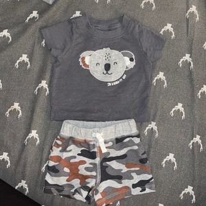 Newborn Shorts Set